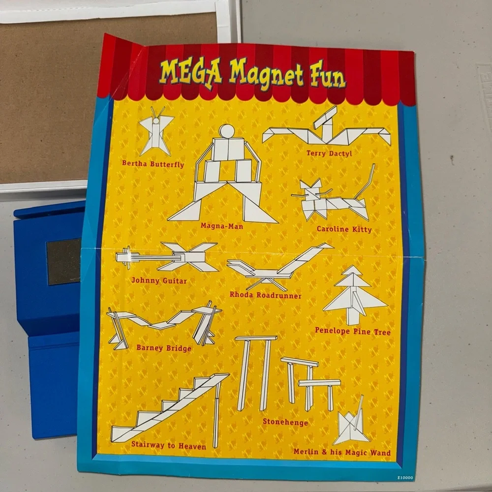 MEGA MAGNET Learning Science Play Set Construction Education Toy Build Boy Girl